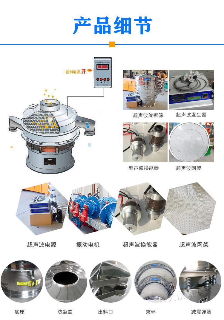 顏料振動(dòng)篩細節